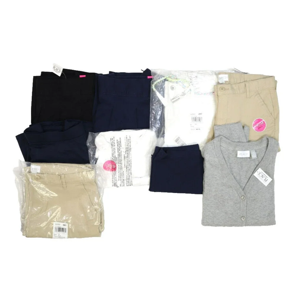 The Childrens Place Bulk Lot Of 9 Girls Size XL 14/16 Mixed Season Tops Bottoms